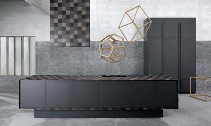 Modern recycled paper kitchen furniture: Paperstone Kitchen