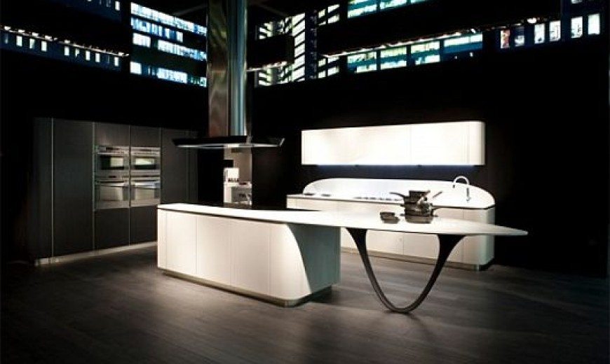 Rounded Kitchen Design by Snaidero