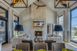 Vaulted Ceiling Living Room Design Ideas and Tips